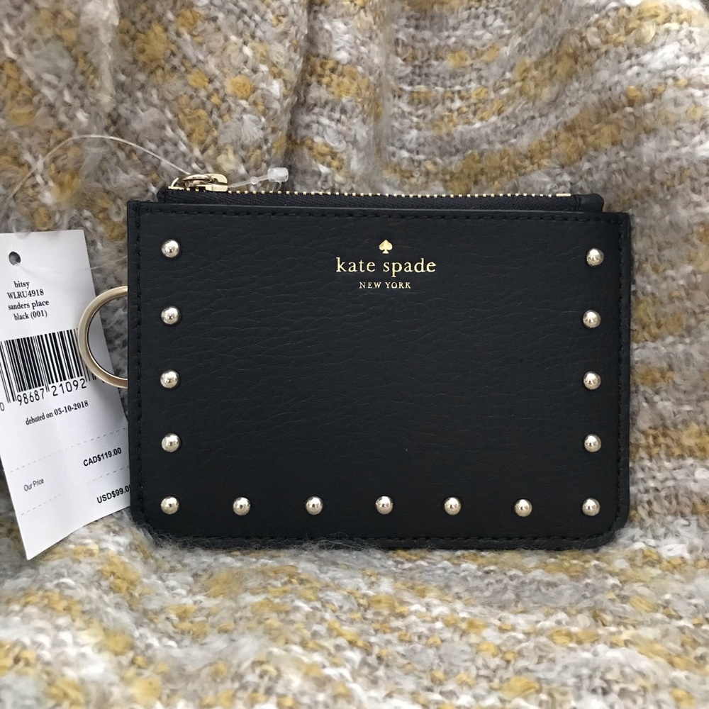 Kate Spade Bitsy Coin Purse Key Chain Sanders Str.